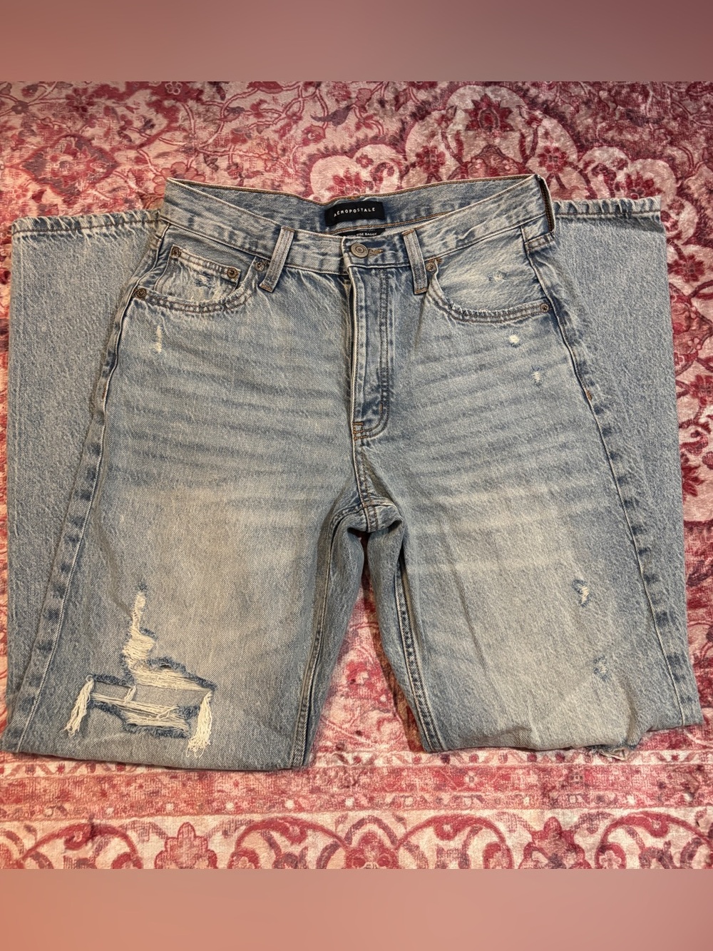 Aeropostale women’s jeans light blue wash